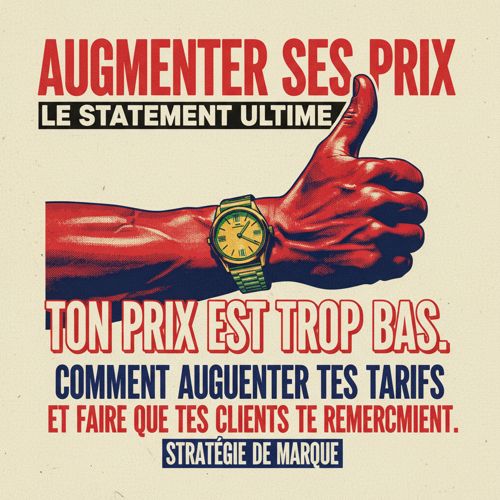 AUGMENTER SES PRIX : LE STATEMENT ULTIME.