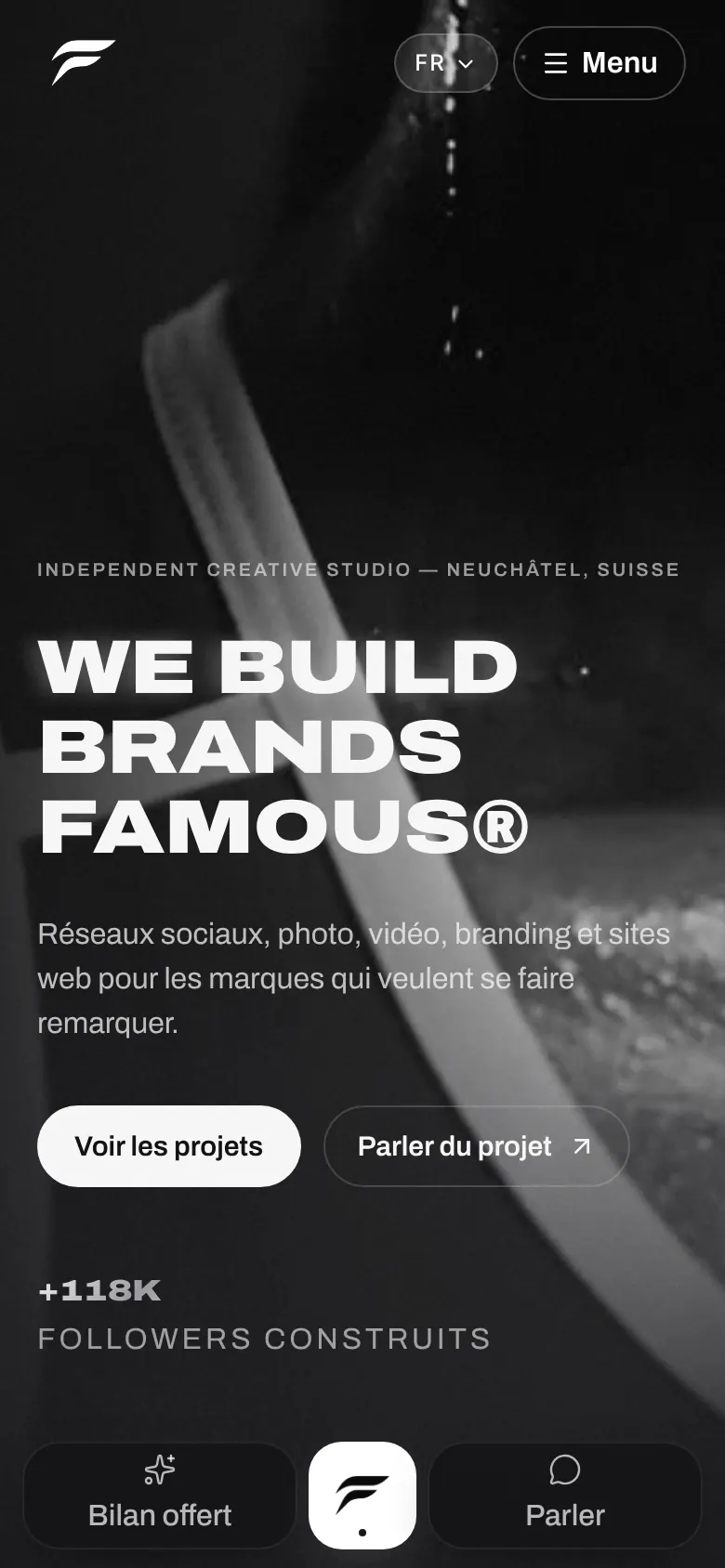 Accueil mobile