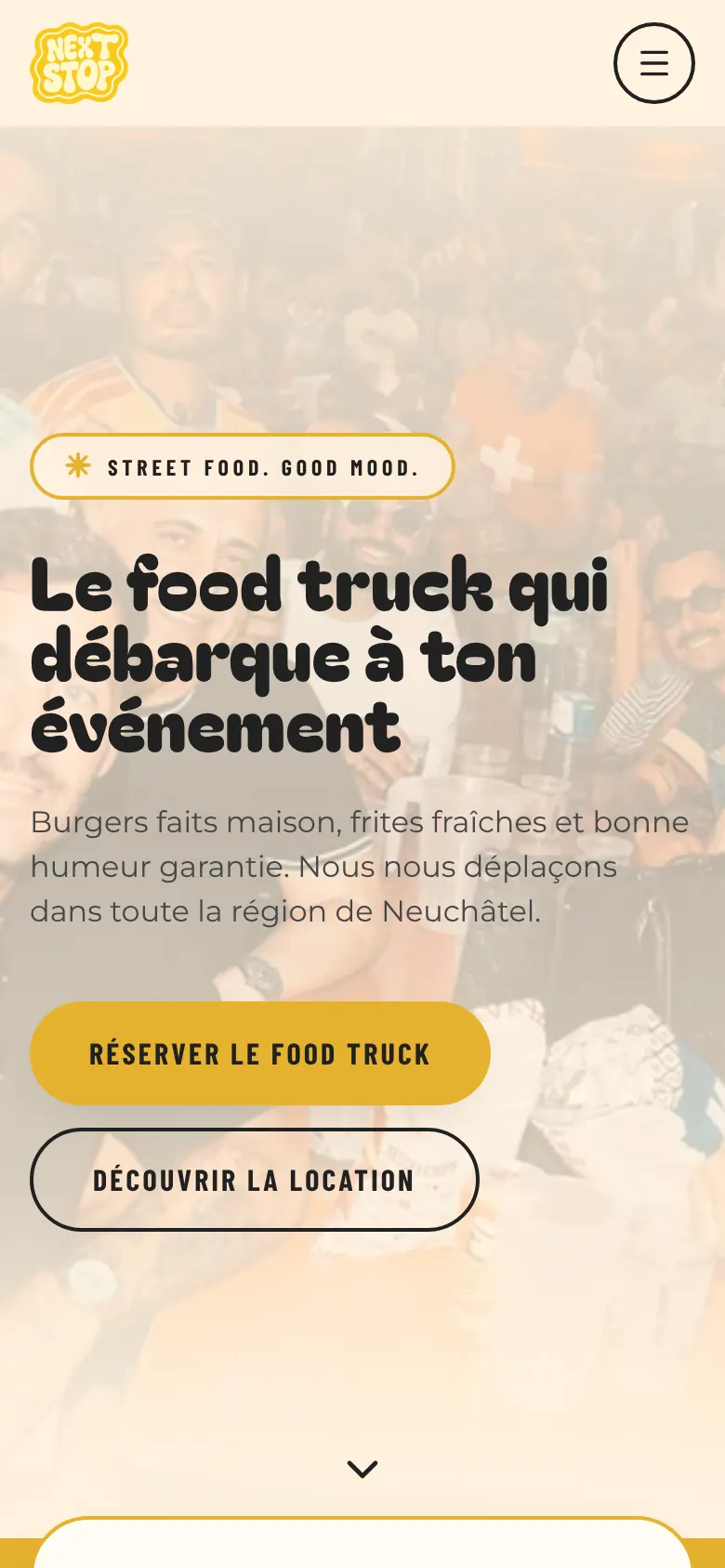 Accueil mobile