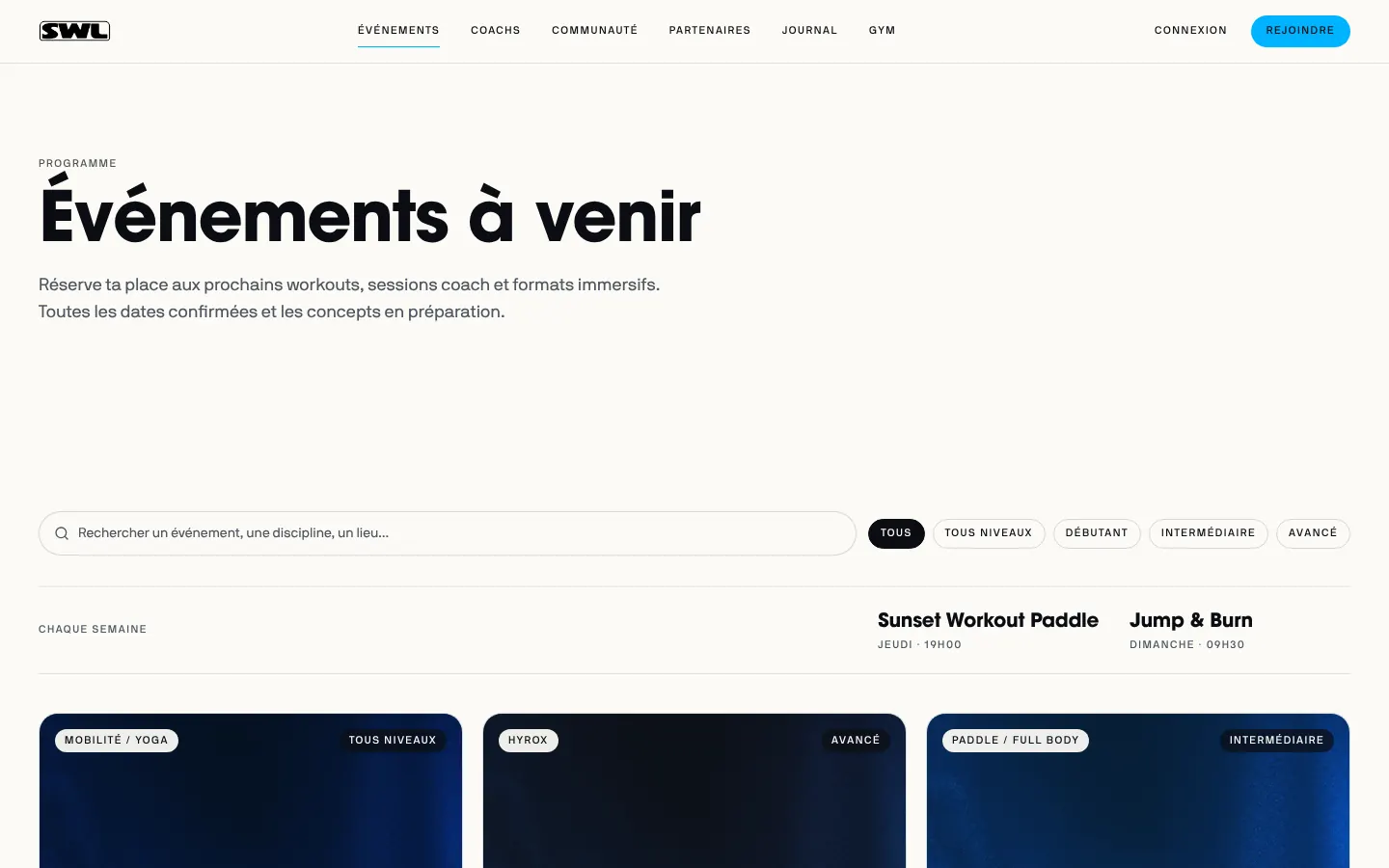 Événements