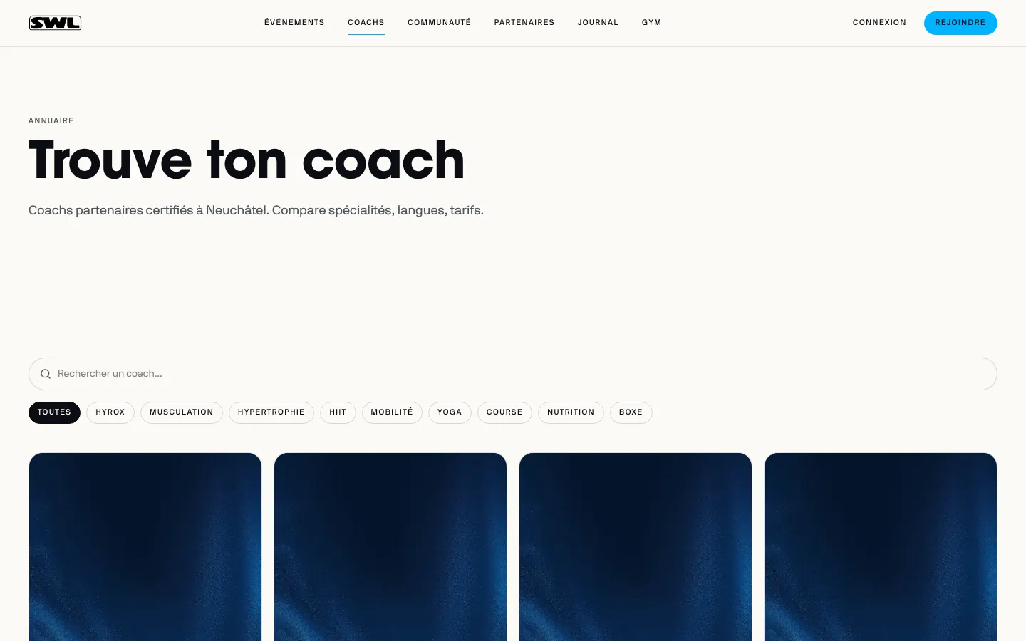 Coachs partenaires