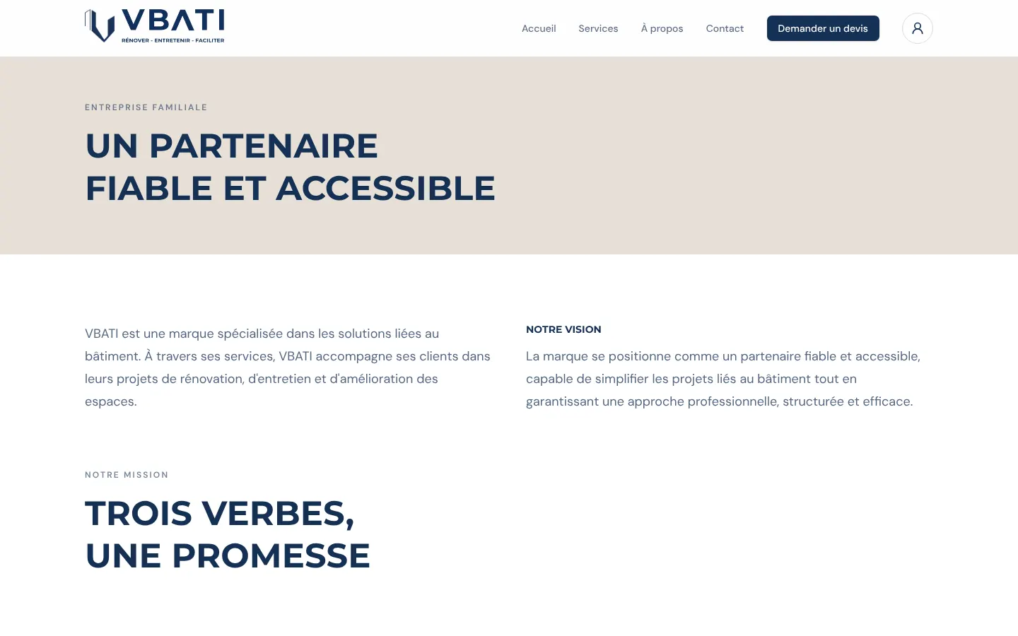 À propos — entreprise familiale
