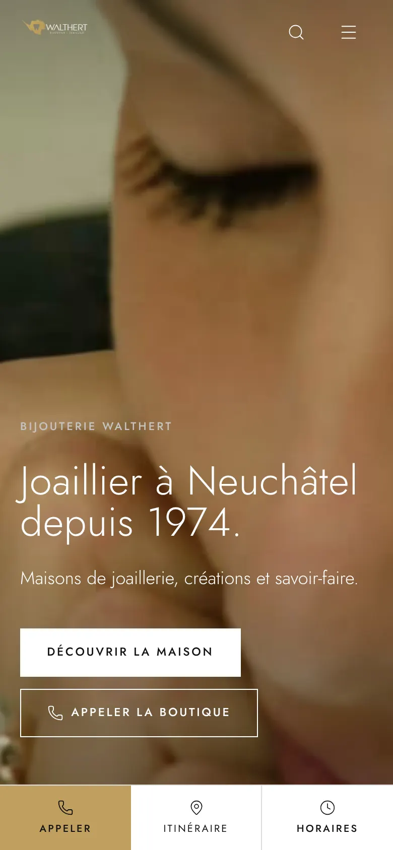 Accueil mobile