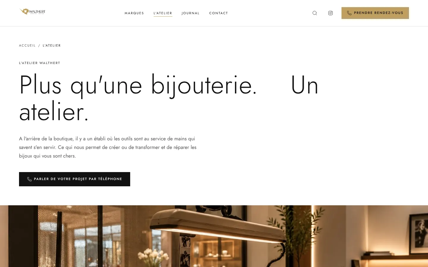 L'atelier — créations sur mesure